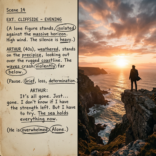 From Script to Prompt Translation: Teaching Screenwriters to Visualize Emotion for AI